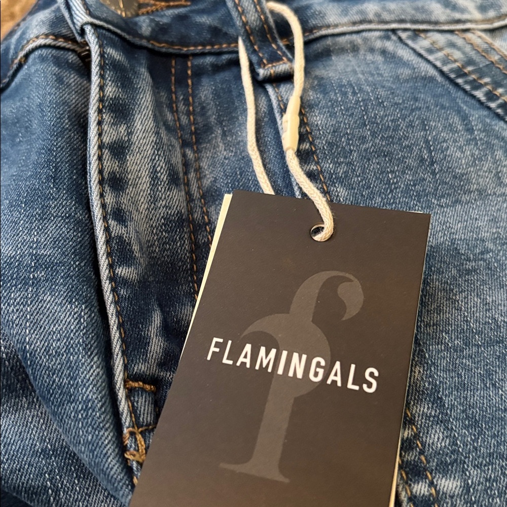 Flamingals Bootcut Lowrise Women's Jeans - Picture 11 of 12